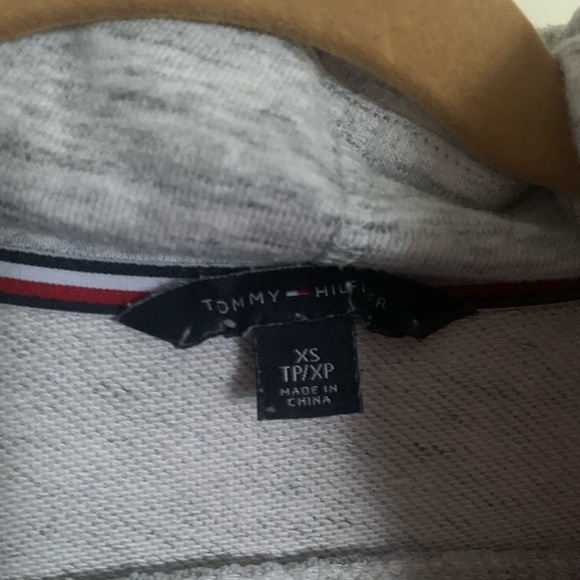Tommy Hilfiger Zip-Up Gray Sweater - Picture 8 of 8